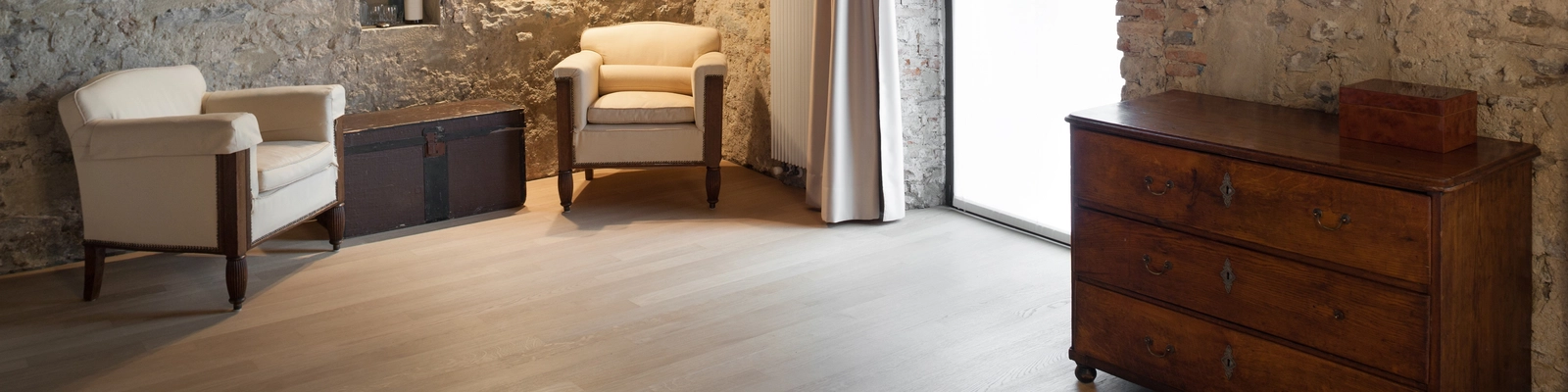 Hardwood floors are solid! 