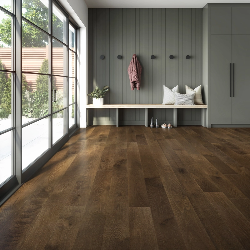 Plancher de bois et infini